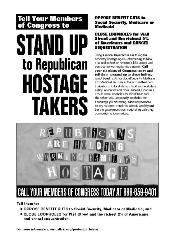 Stand Up to Hostage Takers - noncustom