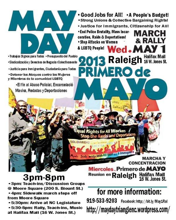 Click to download the May Day flyer.
