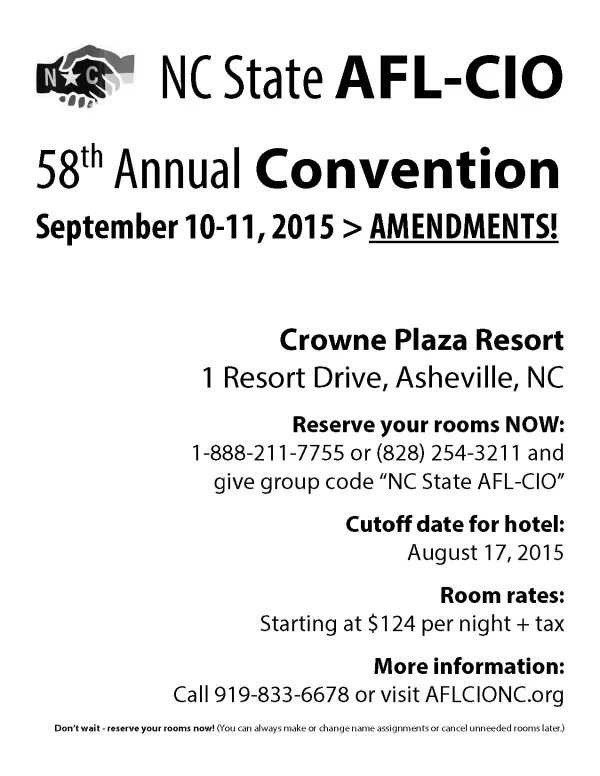 Grab the flyer for the 2015 Convention (PDF)