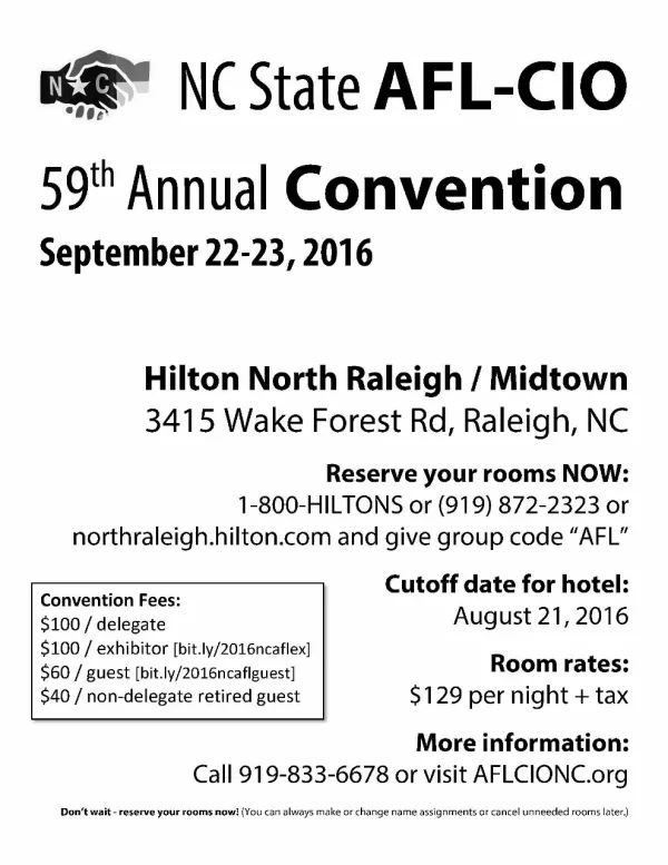 Grab the convention flyer (PDF)