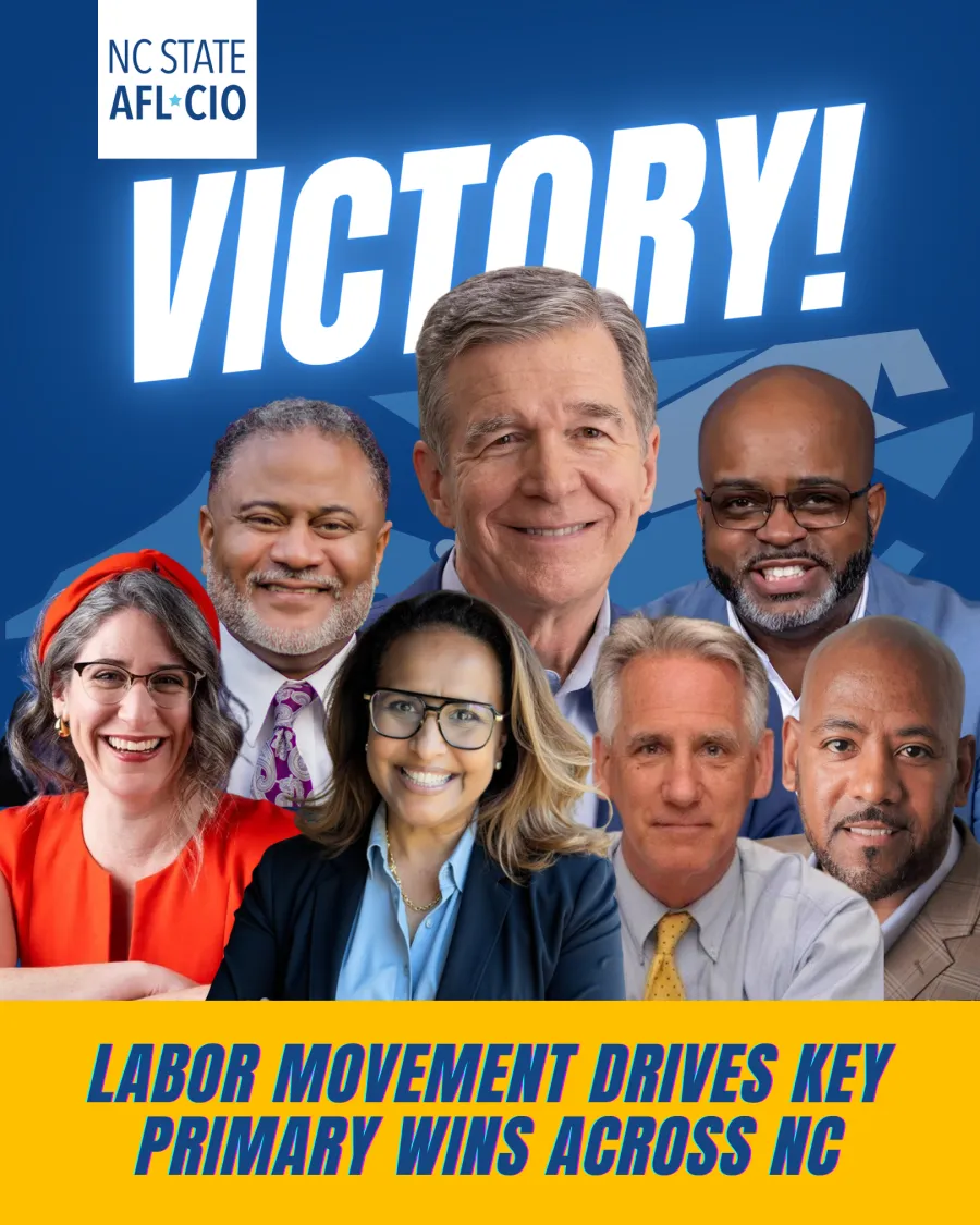 victory graphic for march 3, 2026 primary election results with photos of the winning candidates
