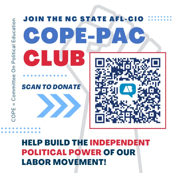 donate to NC State AFL-CIO COPE PAC