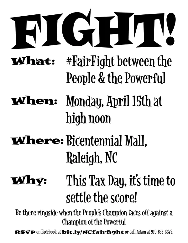 #FairFight flyer 1