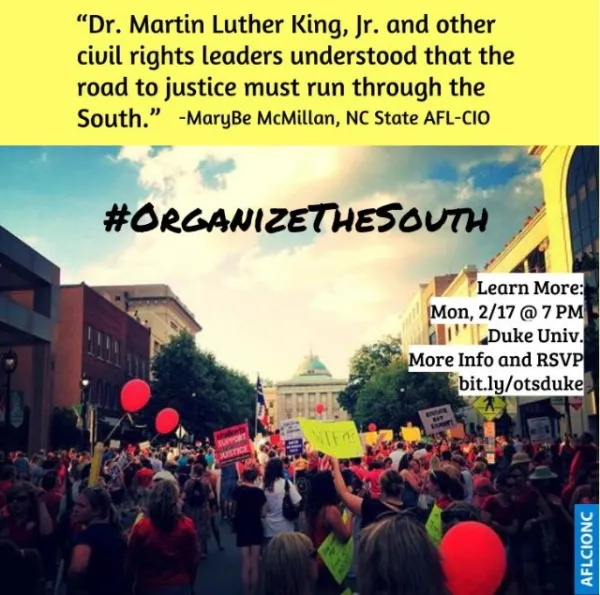 Organize the South graphic