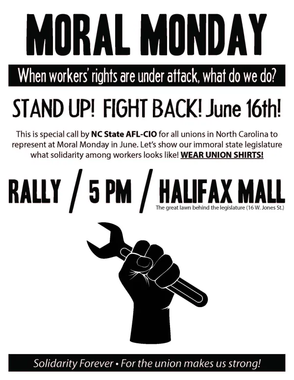 Grab the flyer for Moral Monday June 16, 2014