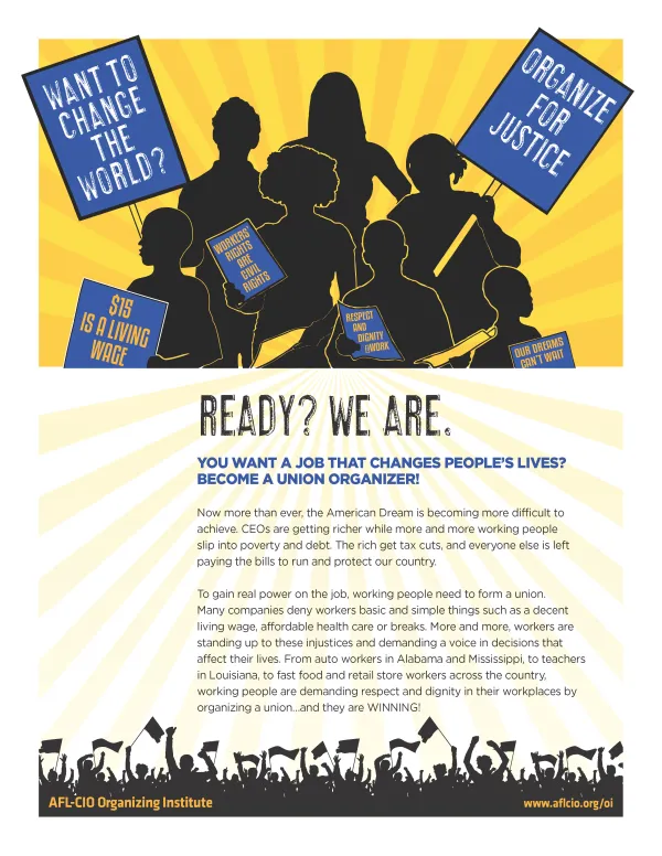 Grab the two-page flyer for upcoming organizer trainings in the South (PDF).