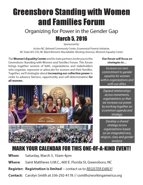 GSO Womens Families Forum 3-5-2016