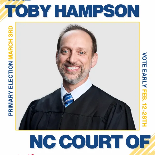 Judge Toby Hampson for NC Court of Appeals