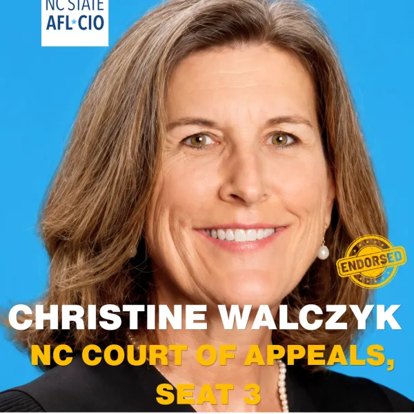 Christine Walczyk for NC Court of Appeals Seat 3
